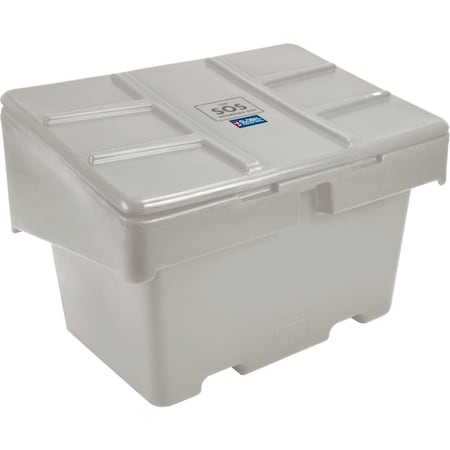 Global Industrial Lockable Outdoor Storage Container, 48inLx33inWx34inH, 18.5 Cu. Ft., Light Gray 493393GY